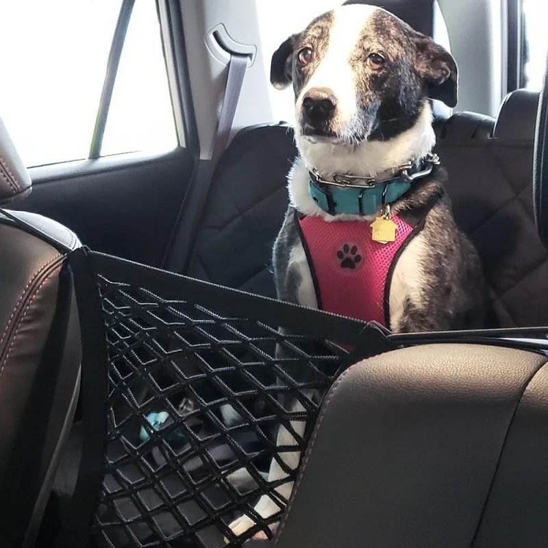 

Hot New Dog Protection Net Car Isolation Barrier Pet Barrier Net Trunk Safety Nets Pets Supplies Car pet isolation net car rear