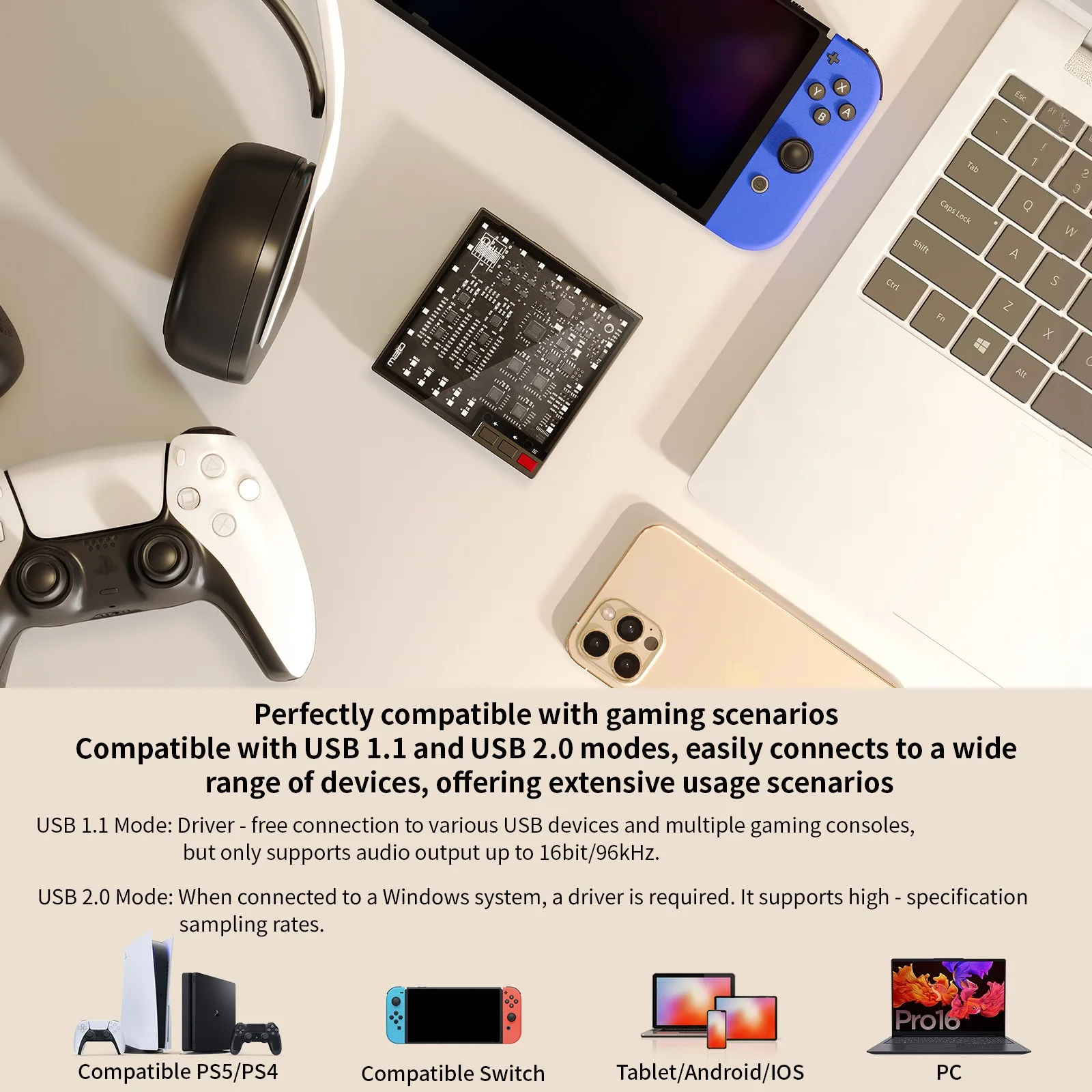 Фото SMSL M20 Hi-Res игровой аудиодекодер с 4-мя чипами ЦАП CS43131, XU316, MQA, USB 1.1/2.0, выход 3.5 мм/4.4 мм, усилитель для наушников 700 мВт №5