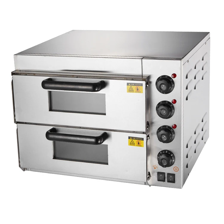 

Professional Oven for Pizza and Biscuit Bakery with 2 Decks and Non-stick Fry Pans