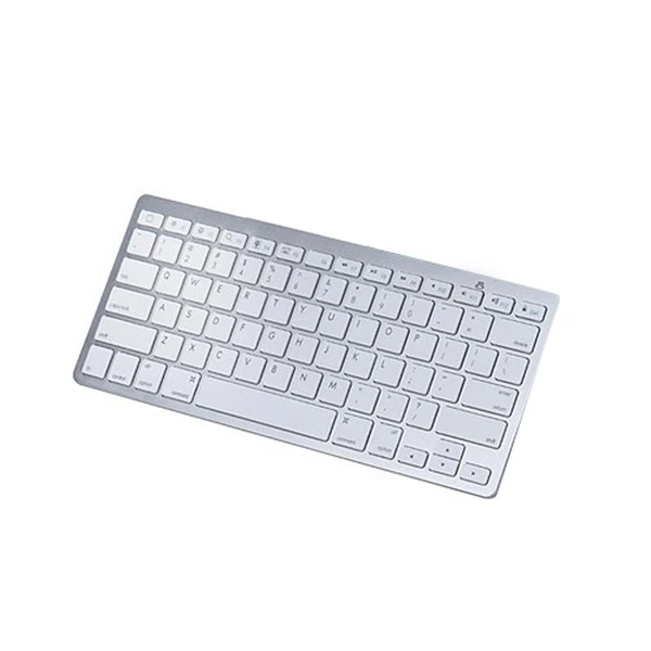 Portable Bluetooth Wireless Keyboard Chiclet Keys White For iPad iPhone Macbook Android Tablet PC Windows IOS MINI keyboard images - 6