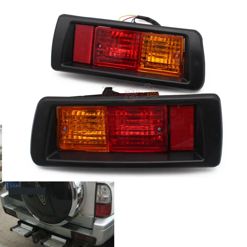 

Car Rear Bumper Fog Light Mark Light for Toyota Land Cruiser Prado (90) 1997 1998 1999 2000 2001 2002 Red Bulb Tail Lights