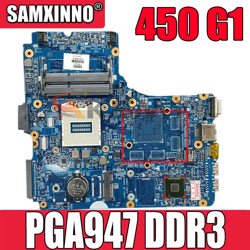 

Оригинальная материнская плата для ноутбука HP 450 G1 734728-001 734087-001 48,4yw04. 011 PGA947 DDR3 100% протестирована Быстрая доставка