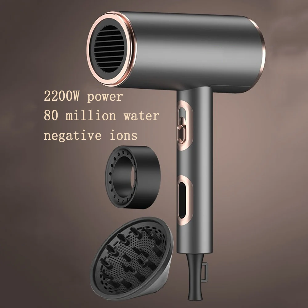 

Ionic Hair Dryer Professional Salon Hairdryer 2200W High Power Blow Drier Hot and Cold Wind Portable Travel Hair Dryers