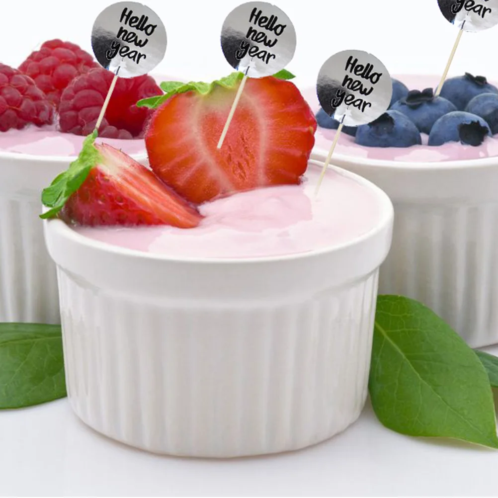 

30pcs NEW YEAR Fruit Insert Party Supplies for Decor Party