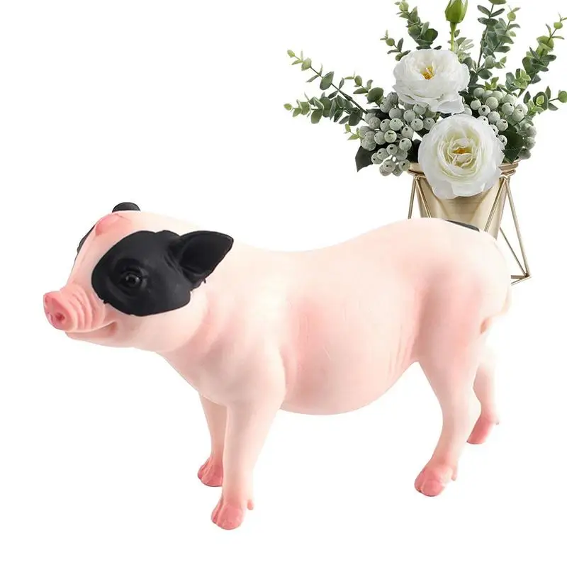 

Miniature Pig Figurine Pig Figure Animal Model Realistic Pig Playset Toy Party Favors Goodie Bag Fillers Birthday Gifts