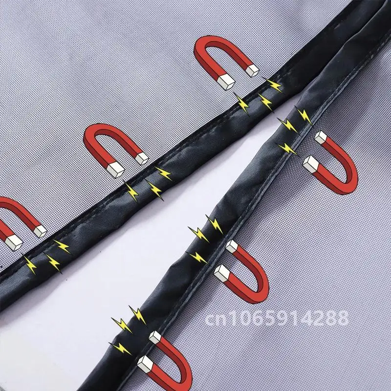 DTGJ Магнитный экран для окон москитная сетка черный воздушный тюль занавески