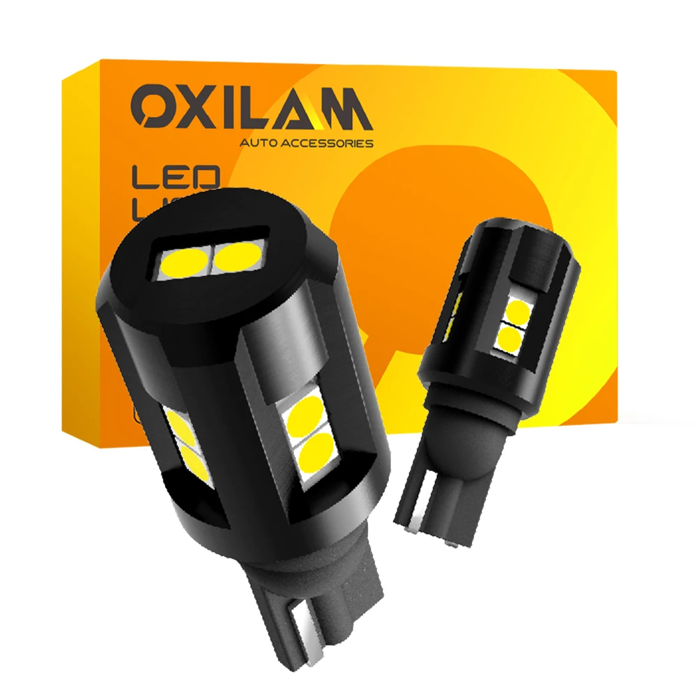 

2 шт., автомобильные фонари заднего хода, 921 лм, Canbus T15 T16 W16W