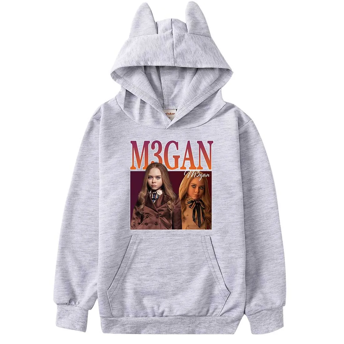 

Spring/Autumn New Children Kids Fashion Hoodies Sweatshirt M3GAN Boys Girls Cartoon T-shirt Casual Pullover Sweater For 2-16Y
