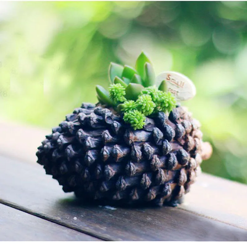 

3D Рождественская сосновая конусная форма для плантатора суккулентов силиконовая форма для цветочного горшка ручной работы формы для самод...