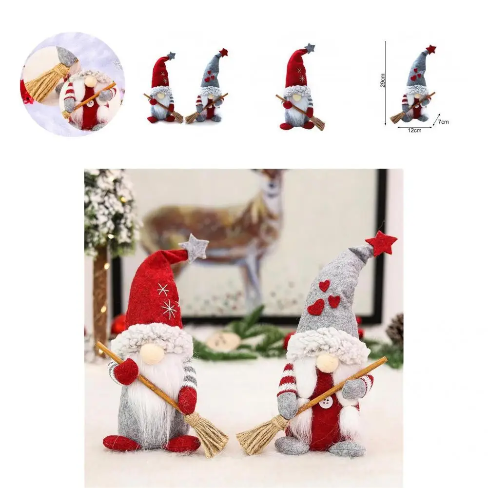 

Big Nose Lightweight Creative Broom Design Dwarf Doll for Valentine's Day