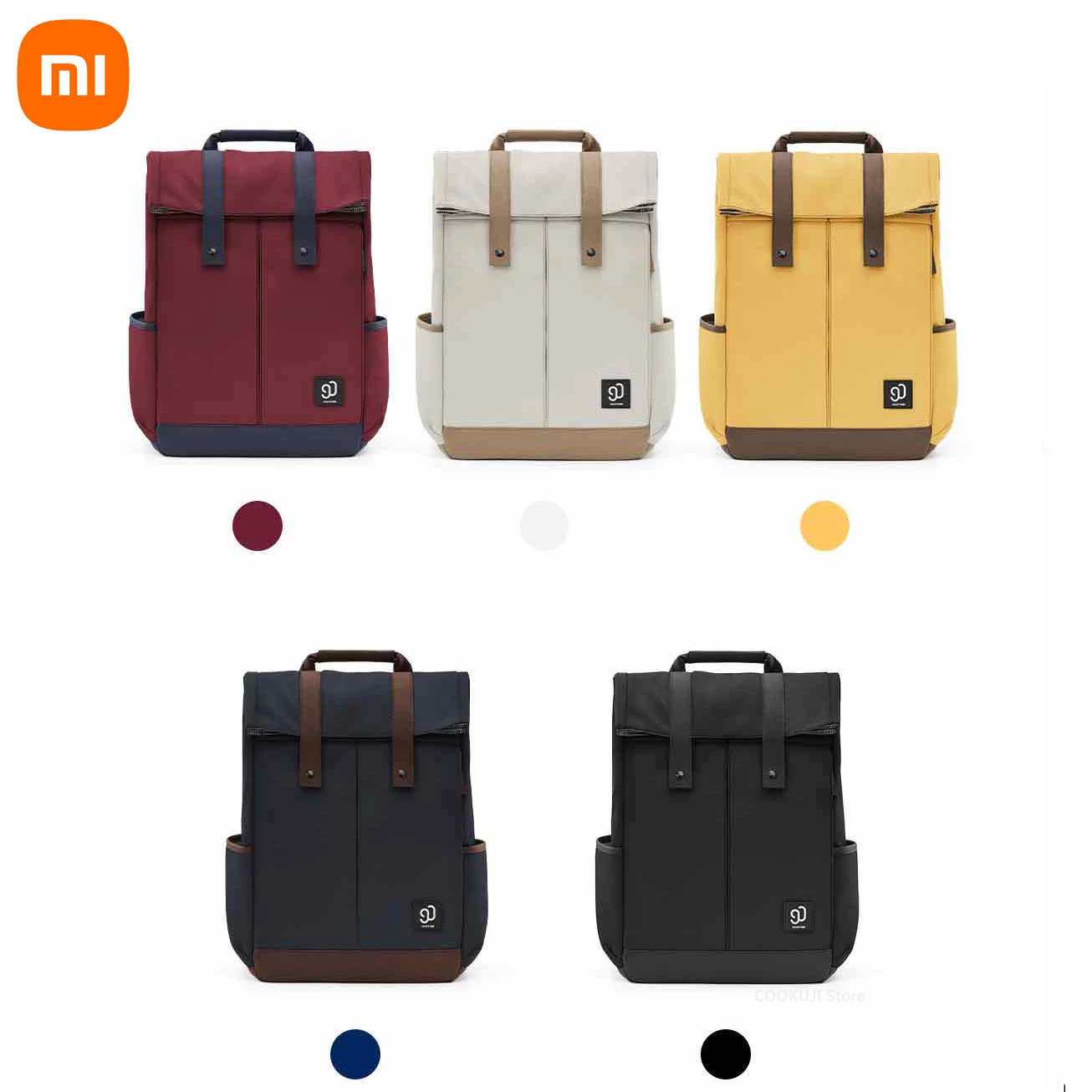 

Xiaomi 90fen 90fun Backpack Ipx4 Water Repellent 13L Large Capacity Knapsack Men Women Fashion Casual 14/15.6 Inch Computer Bag