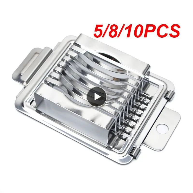 

5/8/10PCS Household Eggs Tools Multifunctional Egg Cutter Stainless Steel Fruit Slicer Luncheon Meat Kitchen Tools And Gadgets