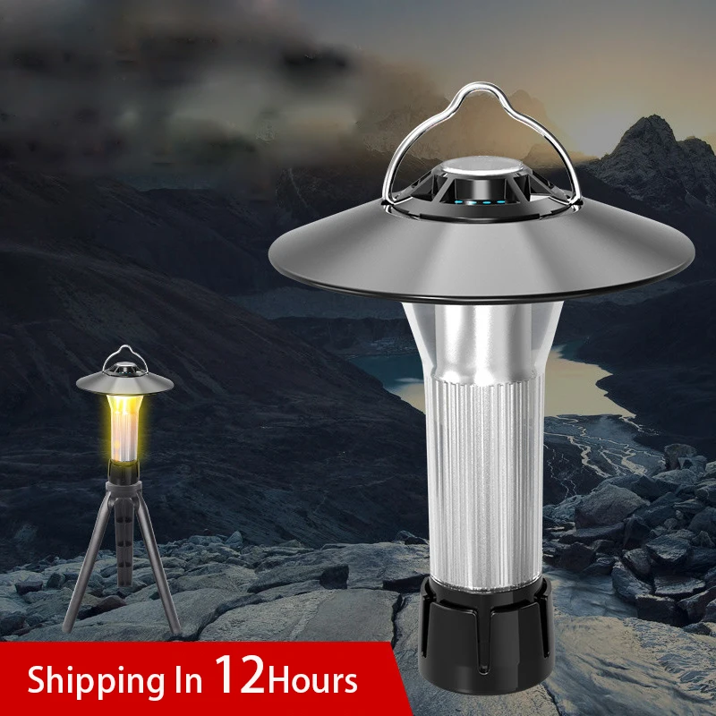 

Light Outdoor Lantern Work Tent Camping Led Light Lamp Camping Light Portable Magnet Emergency Powerful Rechargeable Light