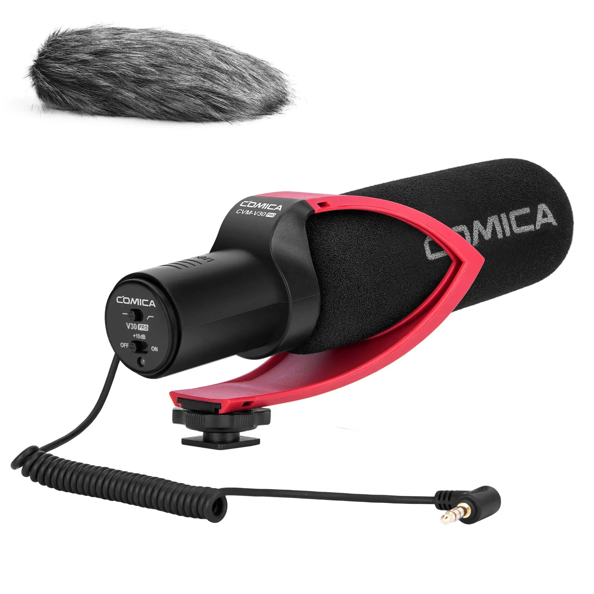 Фото COMICA v30 pro Dslr микрофон супер-кардиоидный дробовик для Canon Nikon Sony Matsushita Olympus DSLR камера видеокамера профессиональная №1