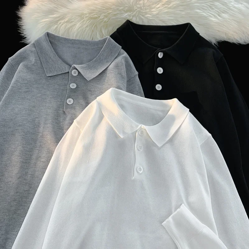 Весна-Осень Однотонный свитер мужской Универсальный Модный пуловер в Корейском