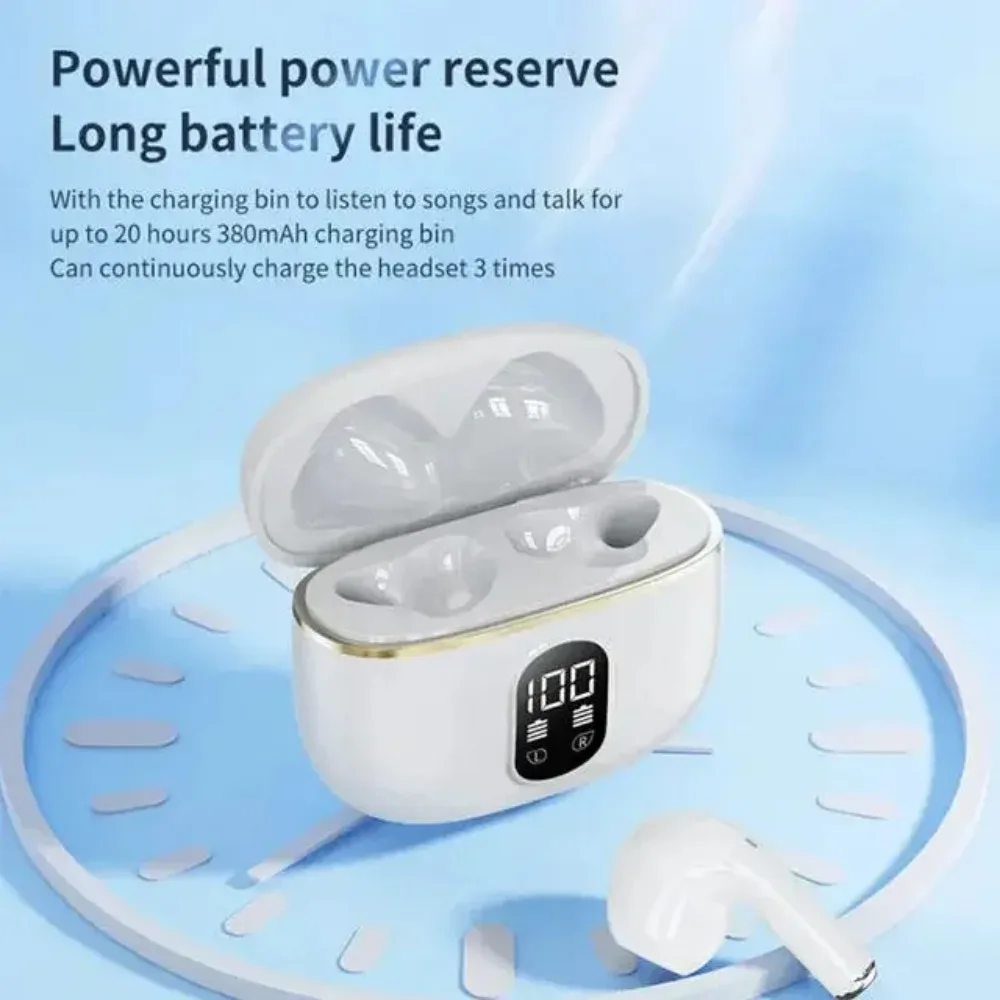 Фото Оригинальные наушники Sony с HIFI-стереозвуком, Bluetooth 5.3, с индикатором заряда, шумоподавлением, совместимые с Samsung. №4