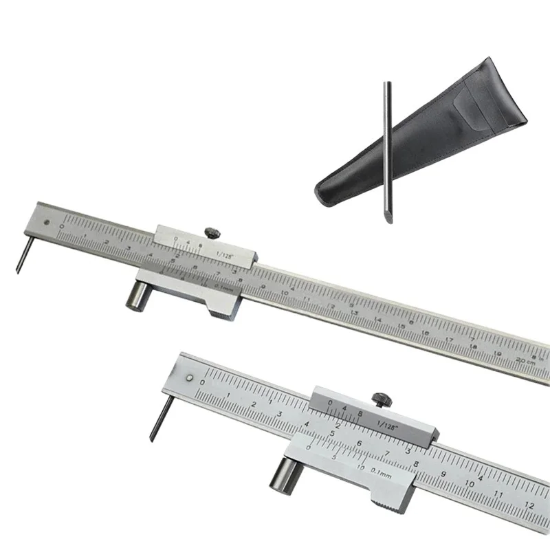 

2022NEW 0-200mm Carbide Scriber needle Parallel Marking Gauging Ruler Measuring Instrument Tool Marking Vernier Caliper