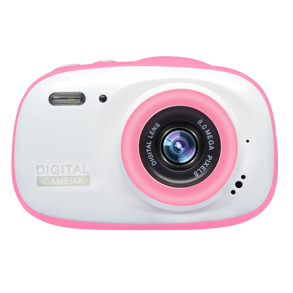 

Lightweight Camcorder Timed Shooting Portable Digital Camera Video Recorder 2 Inch HD Screen 6X Zoom Waterproof Toy Kids Gifts