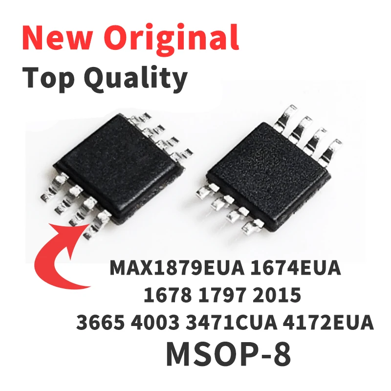 MAX1879EUA MAX1674EUA MAX1678EUA MAX1797EUA MAX2015EUA MAX3665EUA MAX4003 MAX3471CUA MAX4172EUA EUA MSOP-8 Chip IC новый оригинал