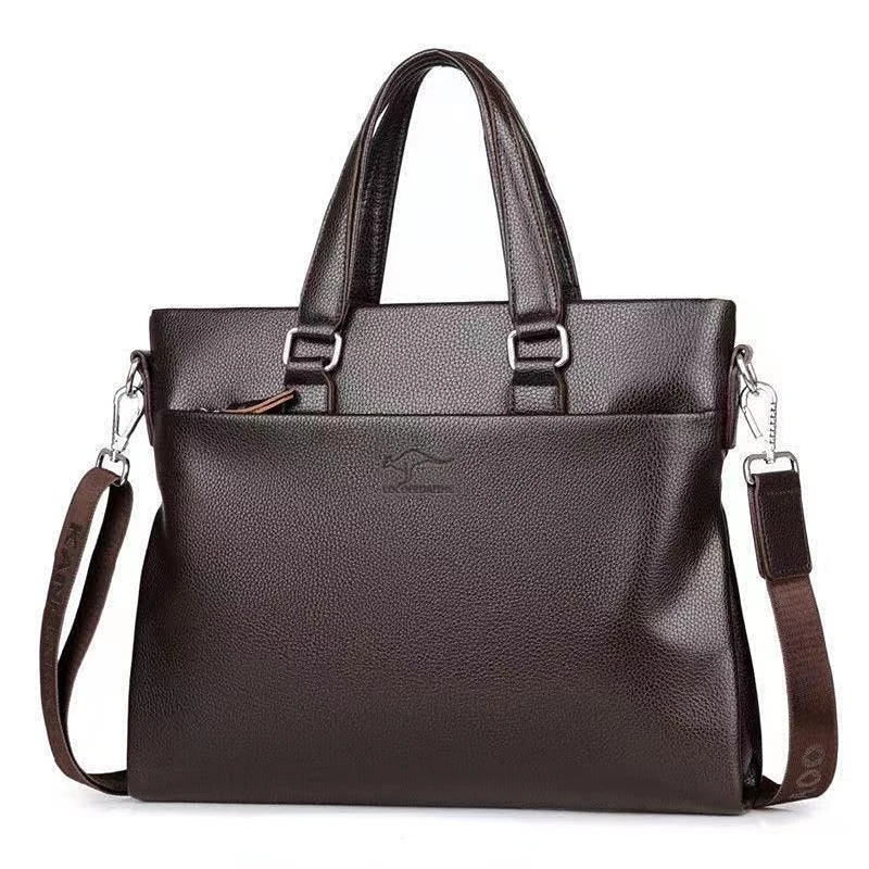 Brand Men Bags Shoulder Bags PU Leather Business Briefcases Messenger Bags Laptop Handbags Designer Document Bag Daily Commute