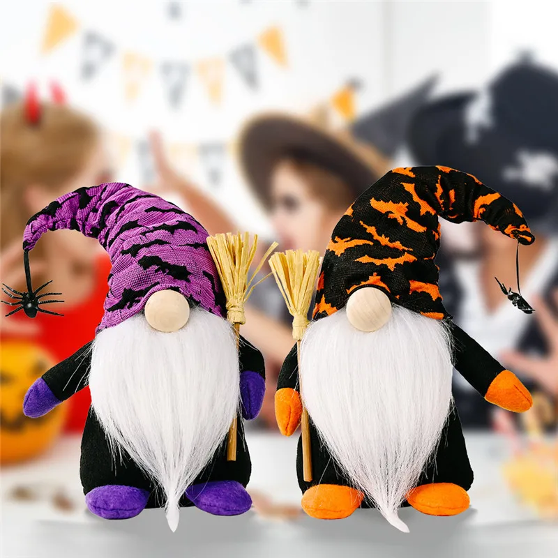 Halloween Gnomes Plush Dolls Halloween Home Faceless Home Decorations