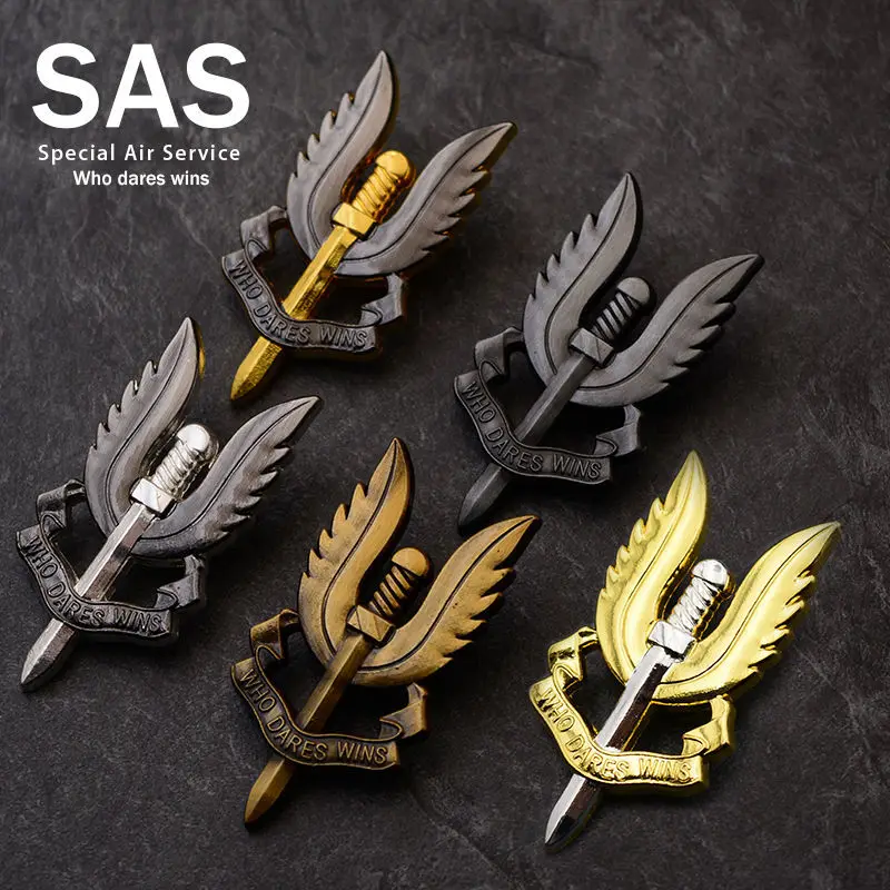 

Значки UK SAS 1942, специальная копия воздушной службы, брошь, булавка Insignia, нагрудные значки, декоративная одежда