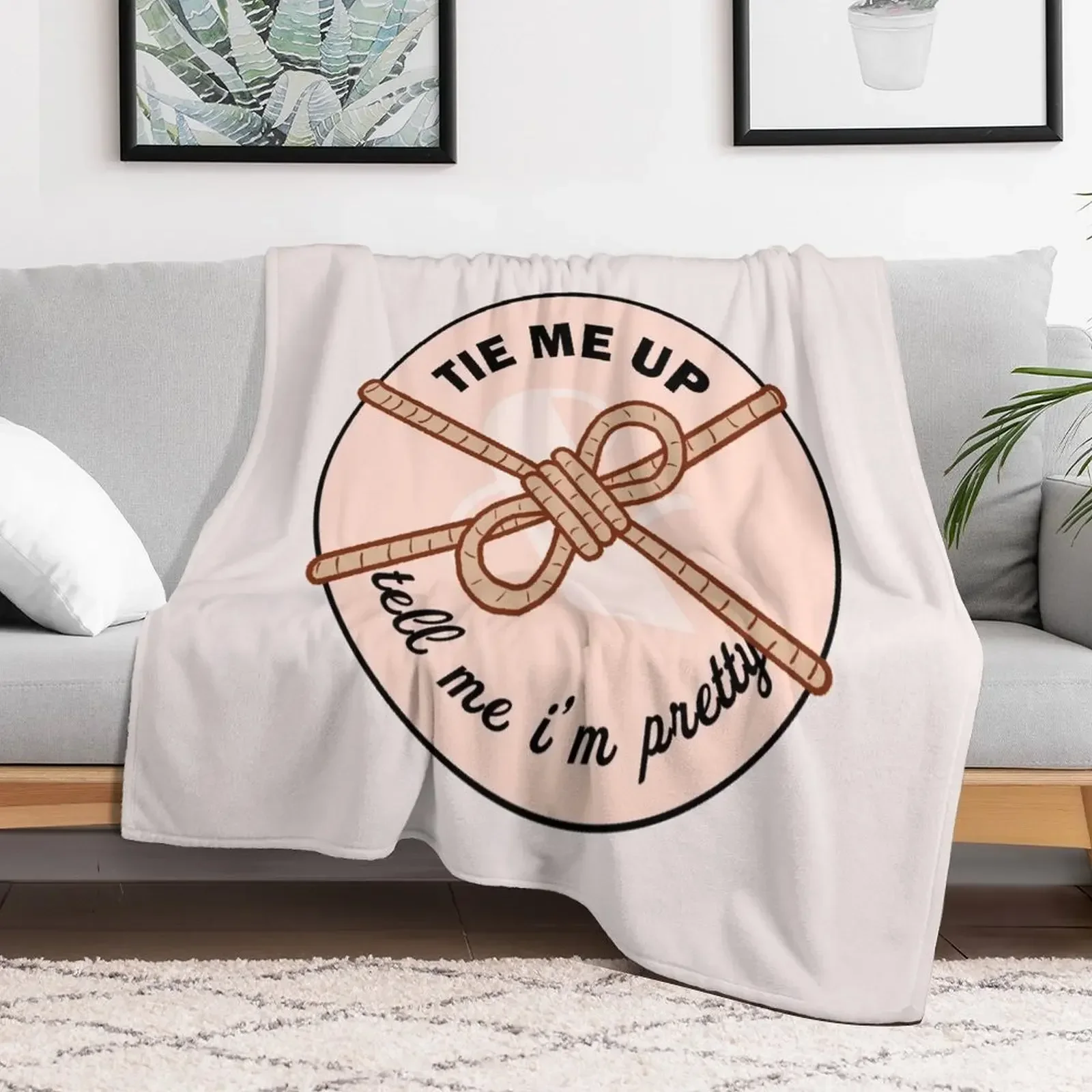 Tie Me Up and Tell I'm Pretty // БДСМ Шибари Веревочное одеяло Декоративные красивые теплые