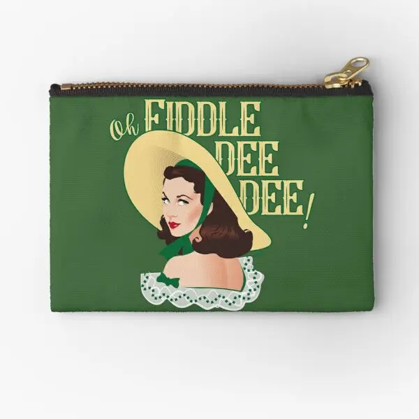

Fiddle Dee Dee Zipper Pouches Bag Men Money Panties Wallet Pure Small Pocket Cosmetic Socks Packaging Women Key Underwear Coin