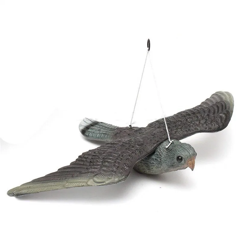 

1PC Realistic Flying Bird Hawk Pigeon Decoy Pest Control Garden Scarer Scarecrow Ornament New