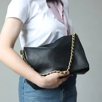 2022 womens genuine leather large capacity single shoulder chain bag luxury cowhide fashion handbag