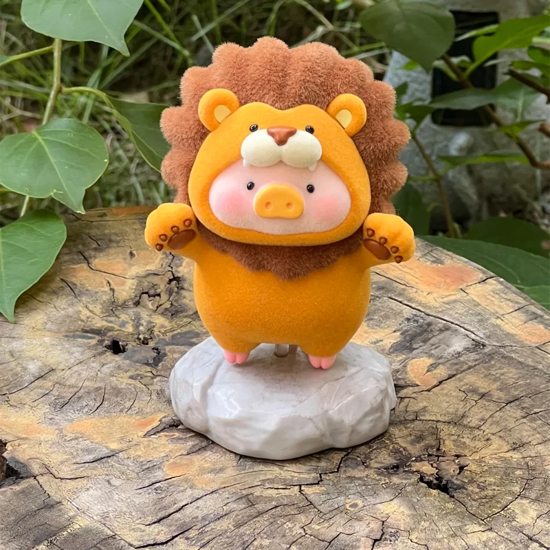 Коллекционная фигурка Lulu The Piggy Animal Party 2 Series Blind Box: Лулу-свинка, оленёнок, пингвин, хамелеон. Аниме-фигурка-сюрприз, кукла-украшение, подарки. (art.: 3920dc664a5be) - 3920dc664a5be