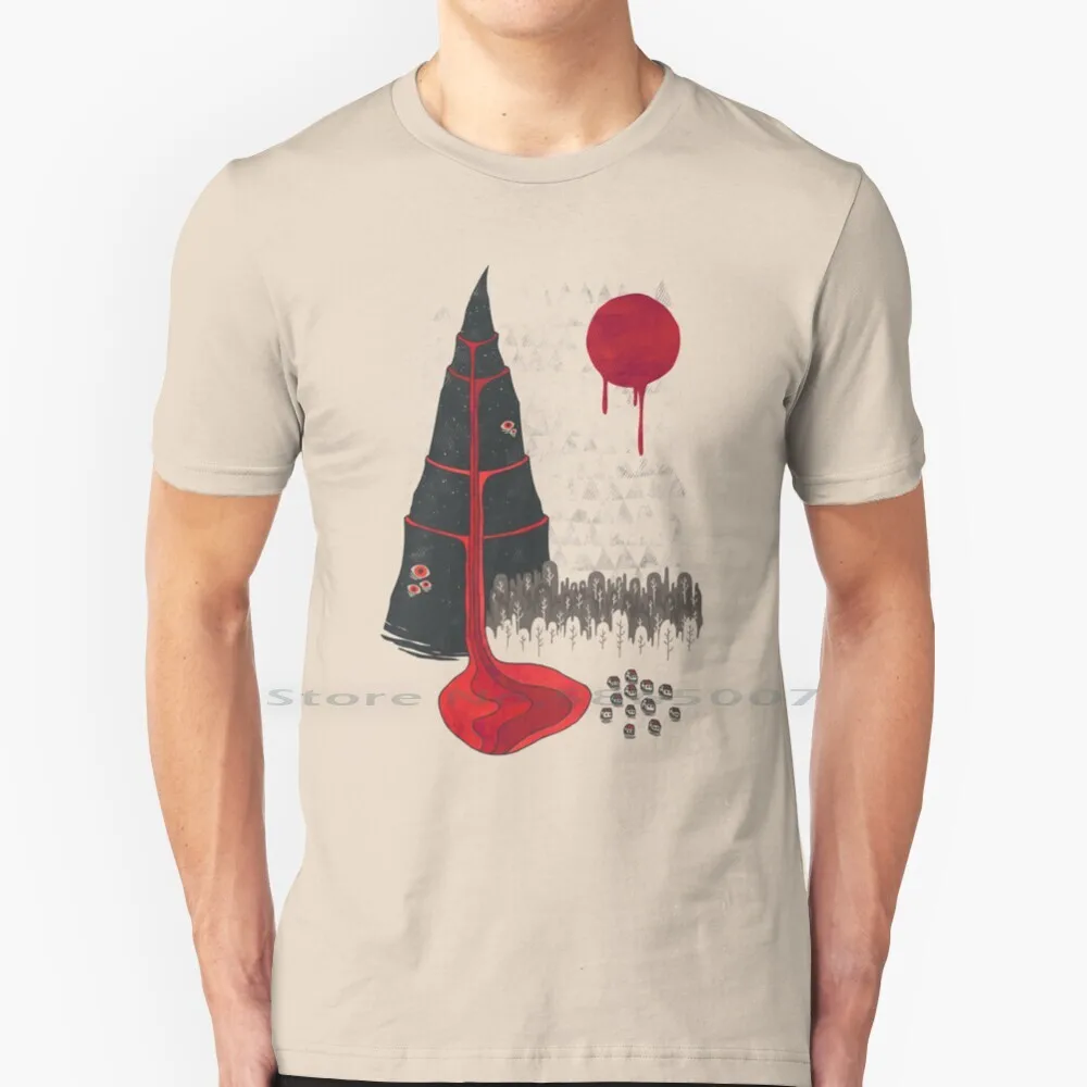 

Holy Mountain T Shirt 100% Cotton Surrealism Forest Woods Landscape Nature Movies Obscure Dark Lake Arcane Occult Jodorowsky