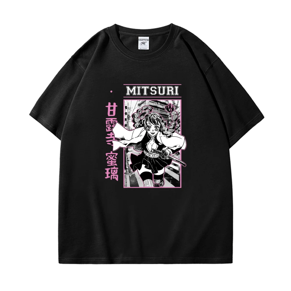 

Demon Slayer Kimetsu No Yaiba Anime T Shirt Men Women Harajuku Tanjiro Kawaii Tshirt Zenitsu Nezuko Japanese Streetwear Tees Top