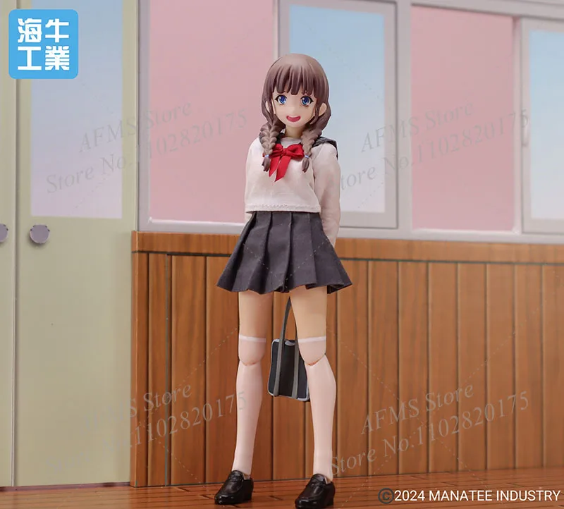 Фото IN STOCK Manatee Industry 1/12 Scale Collectibles Figure YUA Kawaii Anime Pretty Girl JK Uniform Ver 6inch Women Soldier Model №5