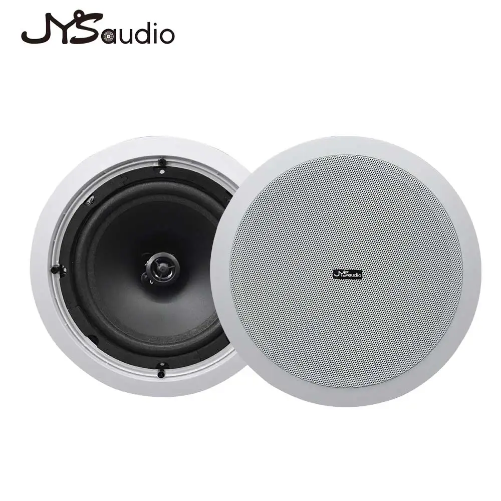 8inch Bluetooth-compatible Coxial Ceiling Speaker 40W Powerful Built-in Class D Amplifier HiFi Stereo Loudspeaker For Hotel