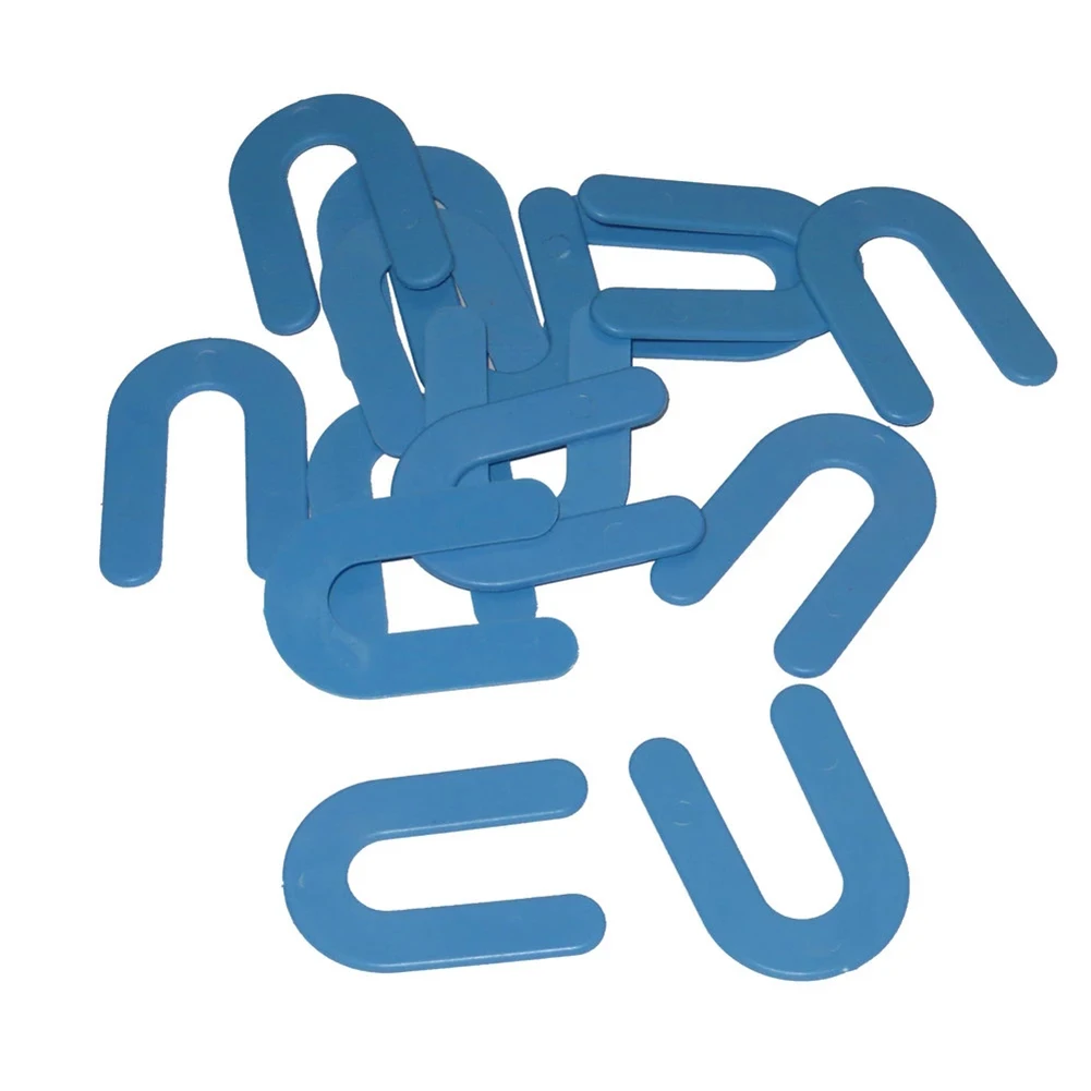 

200pcs Tile Spacer U-Shaped Horseshoe Shims For Leveling Tile PP Level Wedges Positioning Clips Building Plastic Gasket Acces