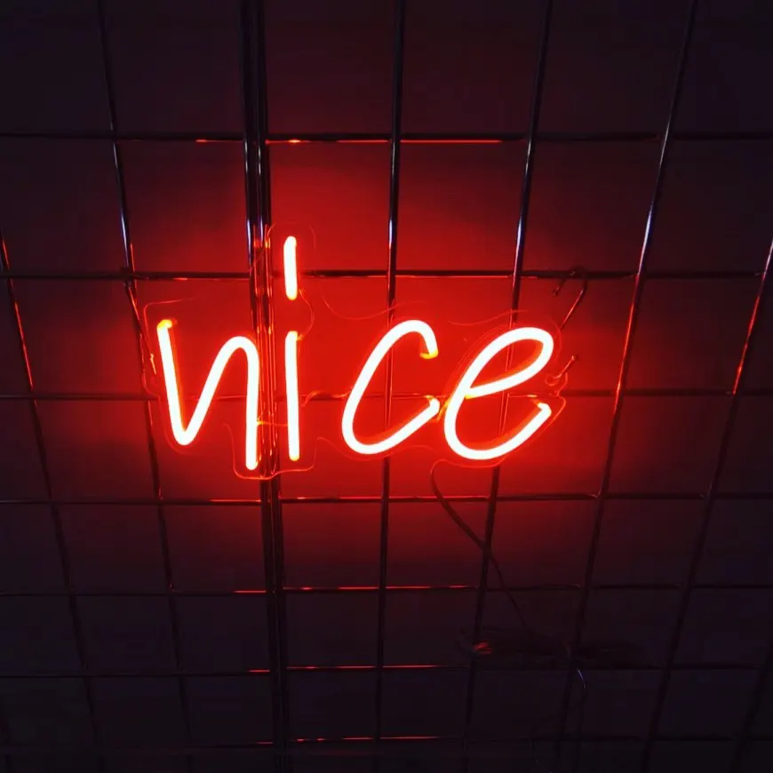 

Wanxing led neon light nice cool word funny neon light wall hanging acrylic night light street light room home bar personality d