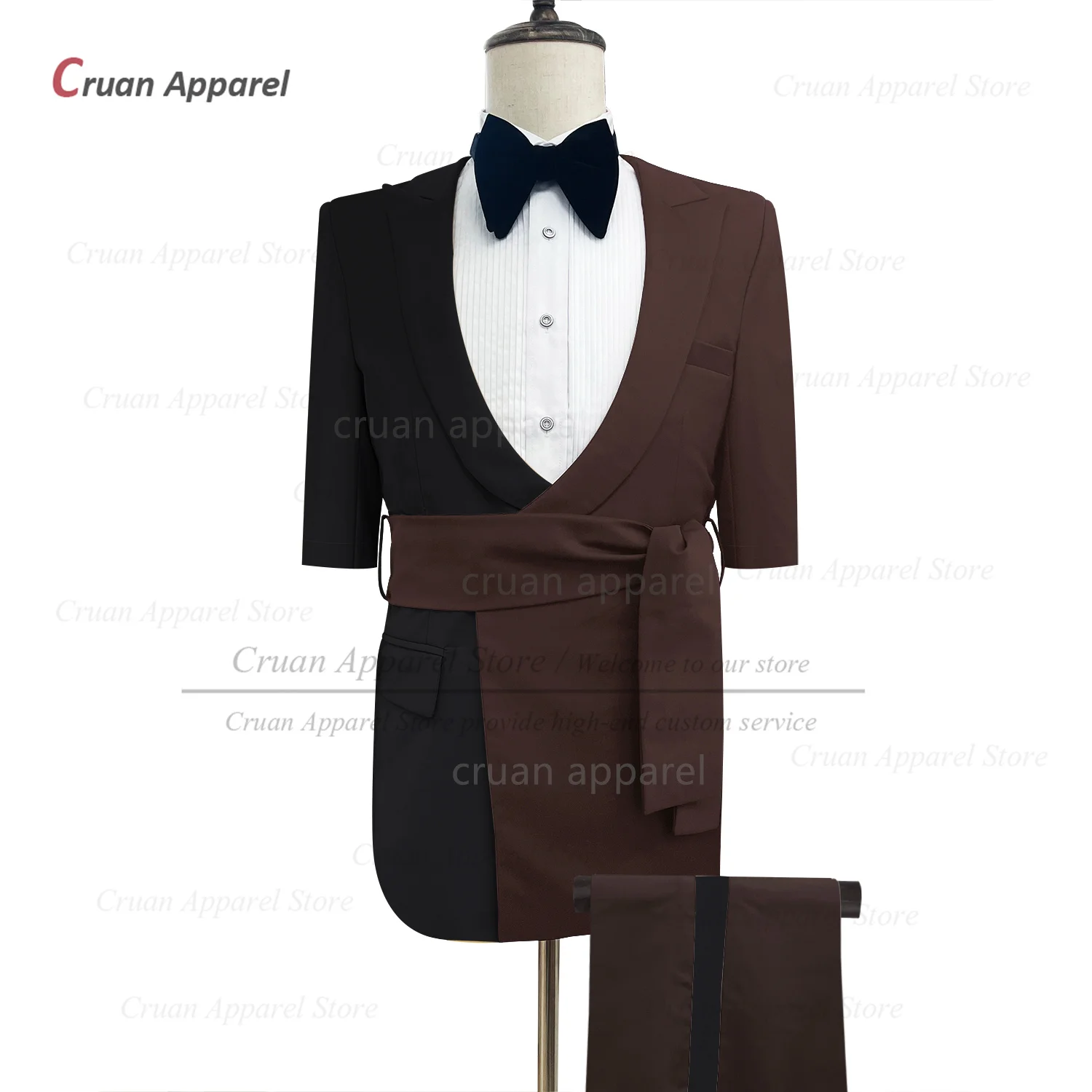 Модный черный костюм для мужчин вечерний ужин официальная одежда свадебная