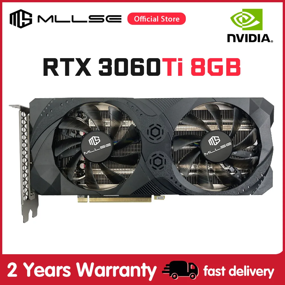 

Видеокарта MLLSE RTX 3060Ti 8 ГБ, X-GAME GDDR6 256bit NVIDIA GPU DP * 3 PCI Express 4,0x16 rtx3060ti 8 ГБ, видеокарта