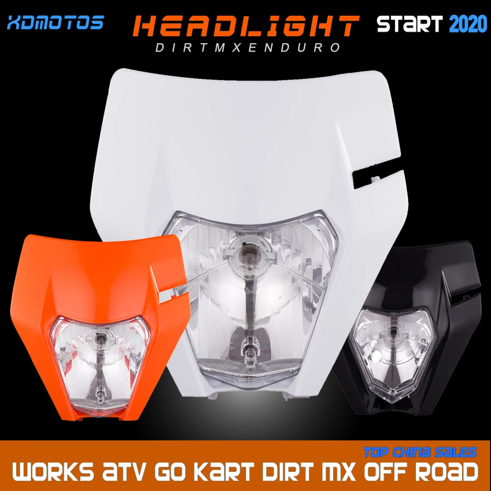 Universal Headlamp Headlight Light For KTM EXC EXCF SXF SX XC XCW XCF XCFW 125 150 250 350 450 530 2017 MX Motorcycle Supermoto