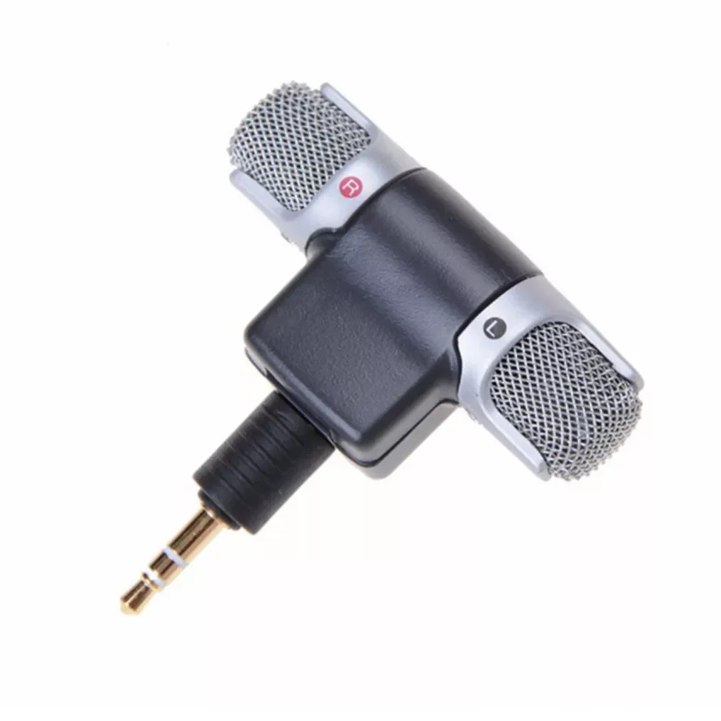 

Mini Jack Microphone Stereo Mic For Recording Mobile Phone Studio Interview Microphone For iPhone Android smartphone laptops PC