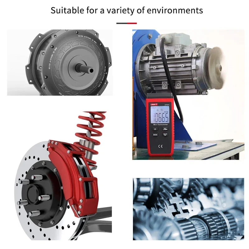 UNI-T Мини-цифровой лазерный тахометр UT373 Бесконтактный Диапазон об/мин 10-99999