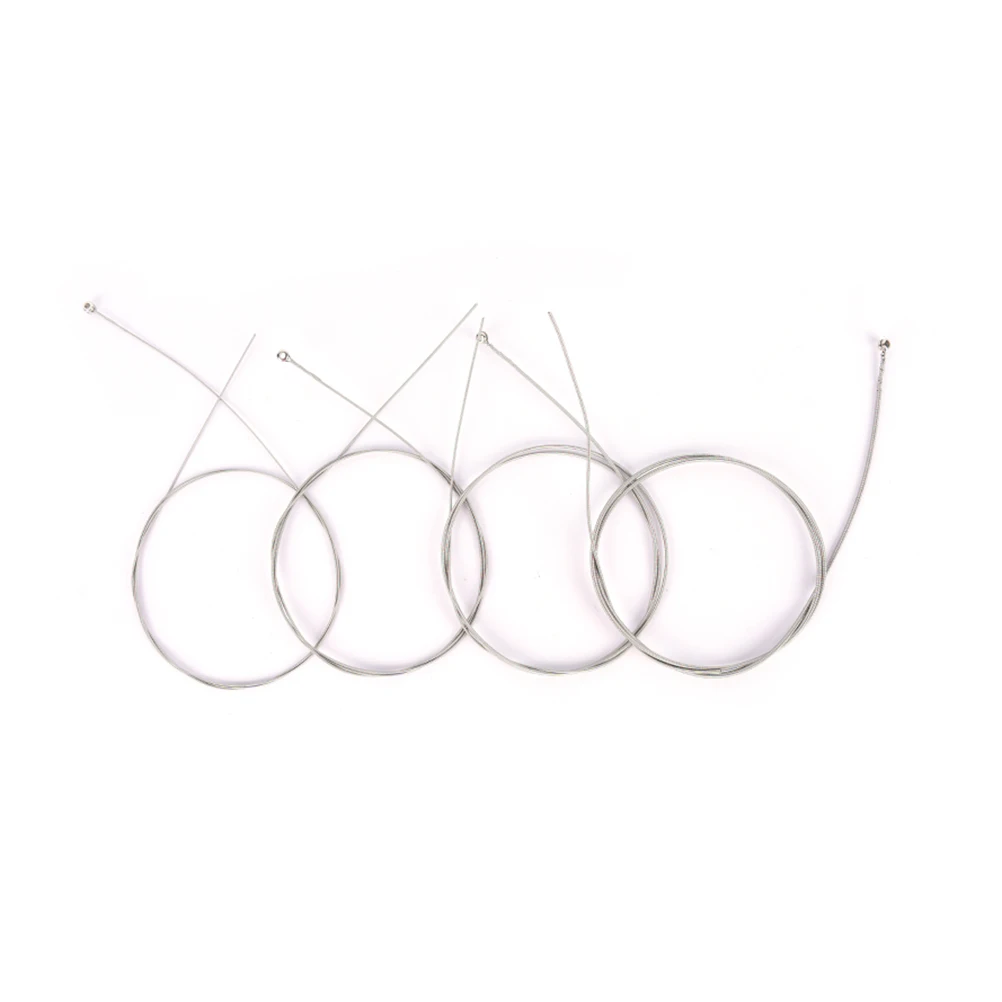 

1 Set of 4 Pcs String Bass Guitar Parts 4 Steel Strings Guitar Accessories Electric Bass Strings Replacement