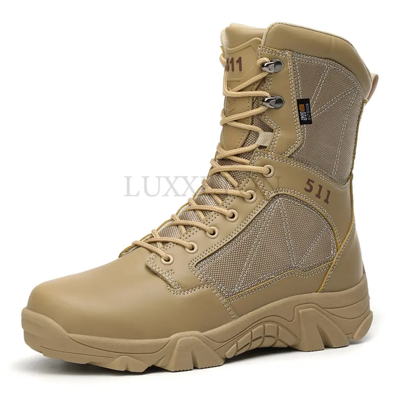 

High Quality Military Leather Combat Boots for Men Combat Boot Infantry Tactical Army Boots Breathable Botas Hombre CZC10548