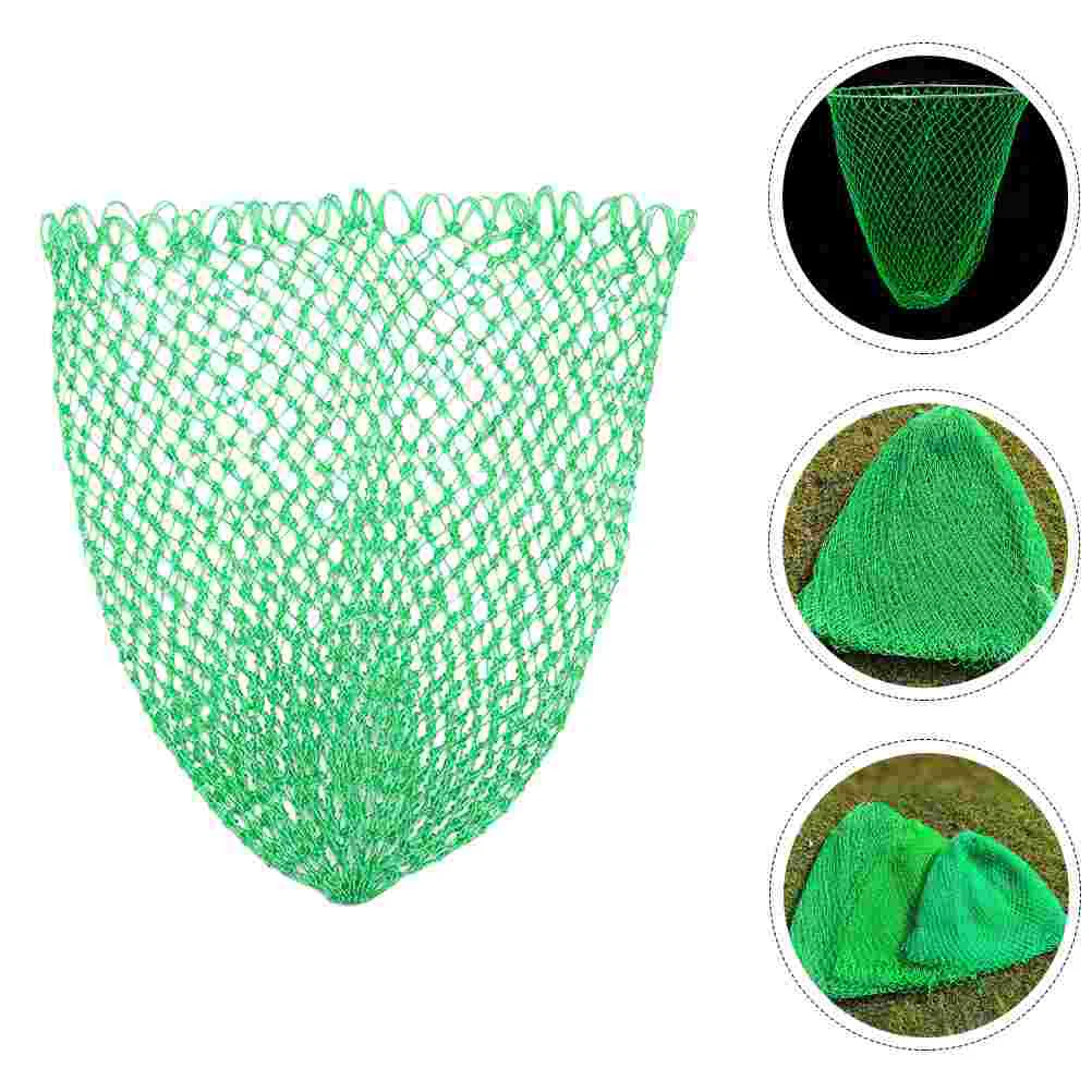 Net Fishing Fish Landing Nets Mesh Replacement Skimmer Catching Netting Saltwater Leaf Fly Land Pool Foldable Shrimp Cage Catch