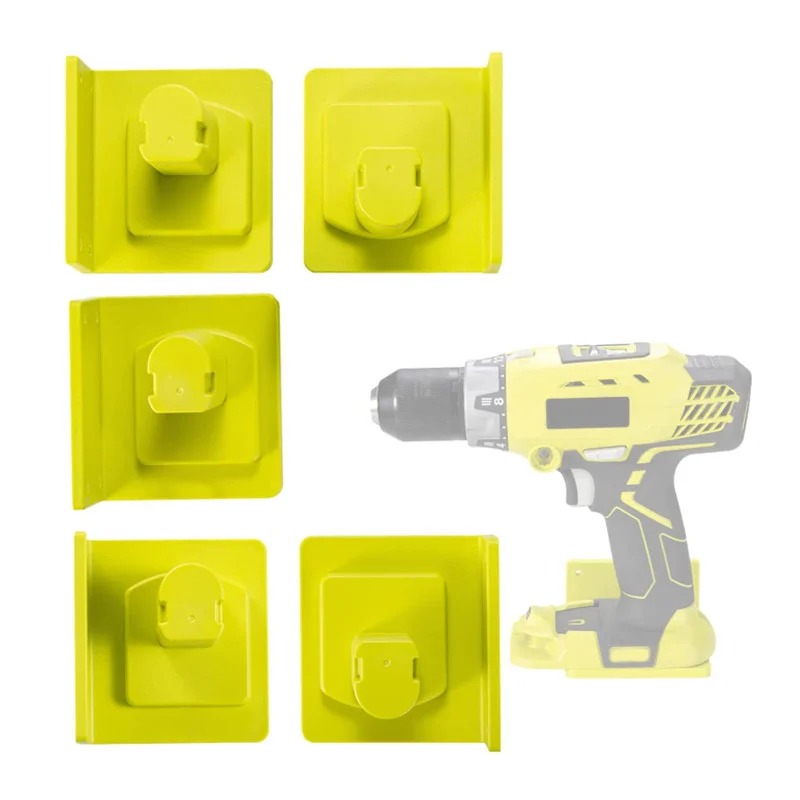 

For Ryobi Holder 2/5PCS 18V Battery Adapter Drill Mount Dock Case Suitcase For The Power Tools Storage Accessories Tool Bracket