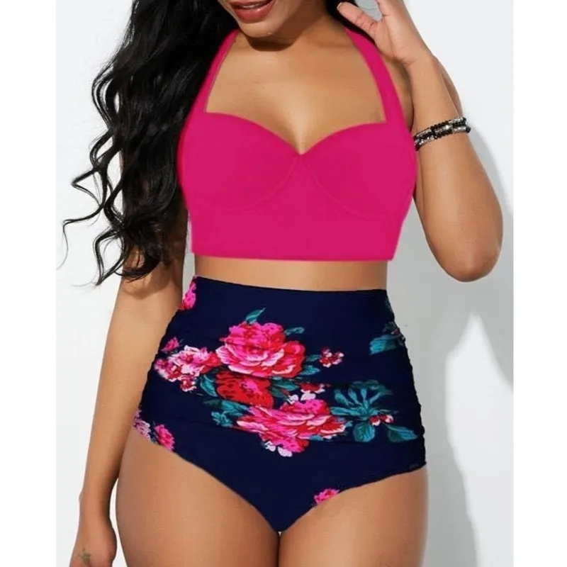 Summer Sexy Swimsuits Push Up Bikini Female Swimwear 2022 Beach Wear High Waist Bikinis Women's Swimming Bathing Suit Biquini