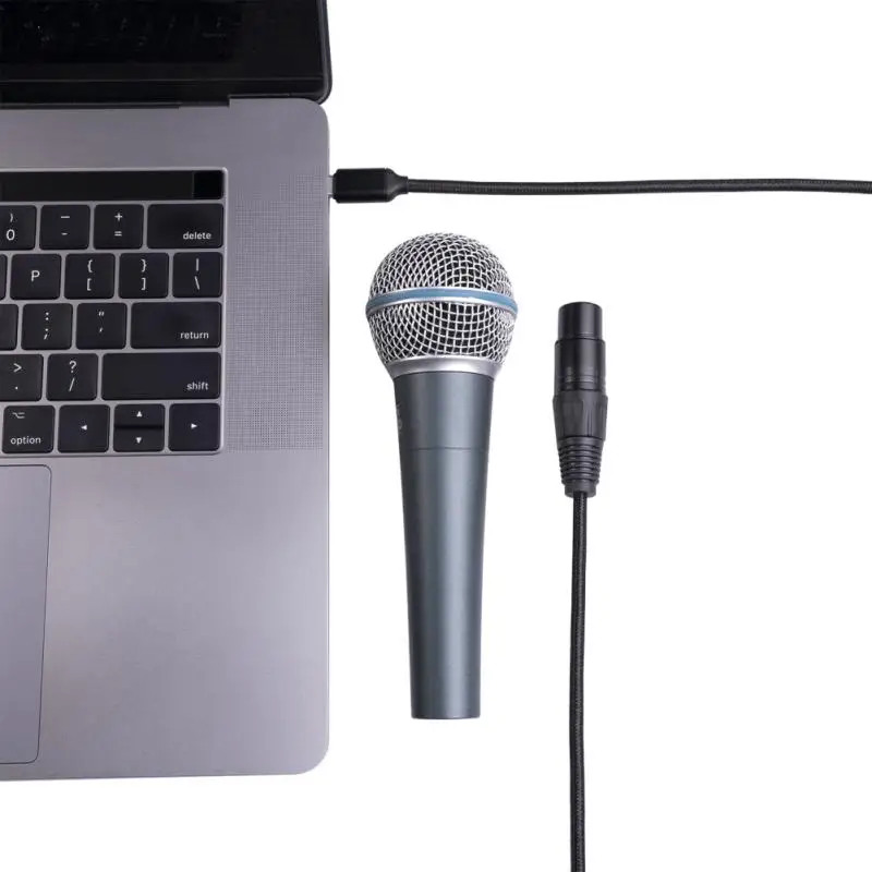 

Support Plug And Play Type-c To Xlr Female Audio Cable Noise Reduction Microphone Transfer Cable High-fidelity Transmission