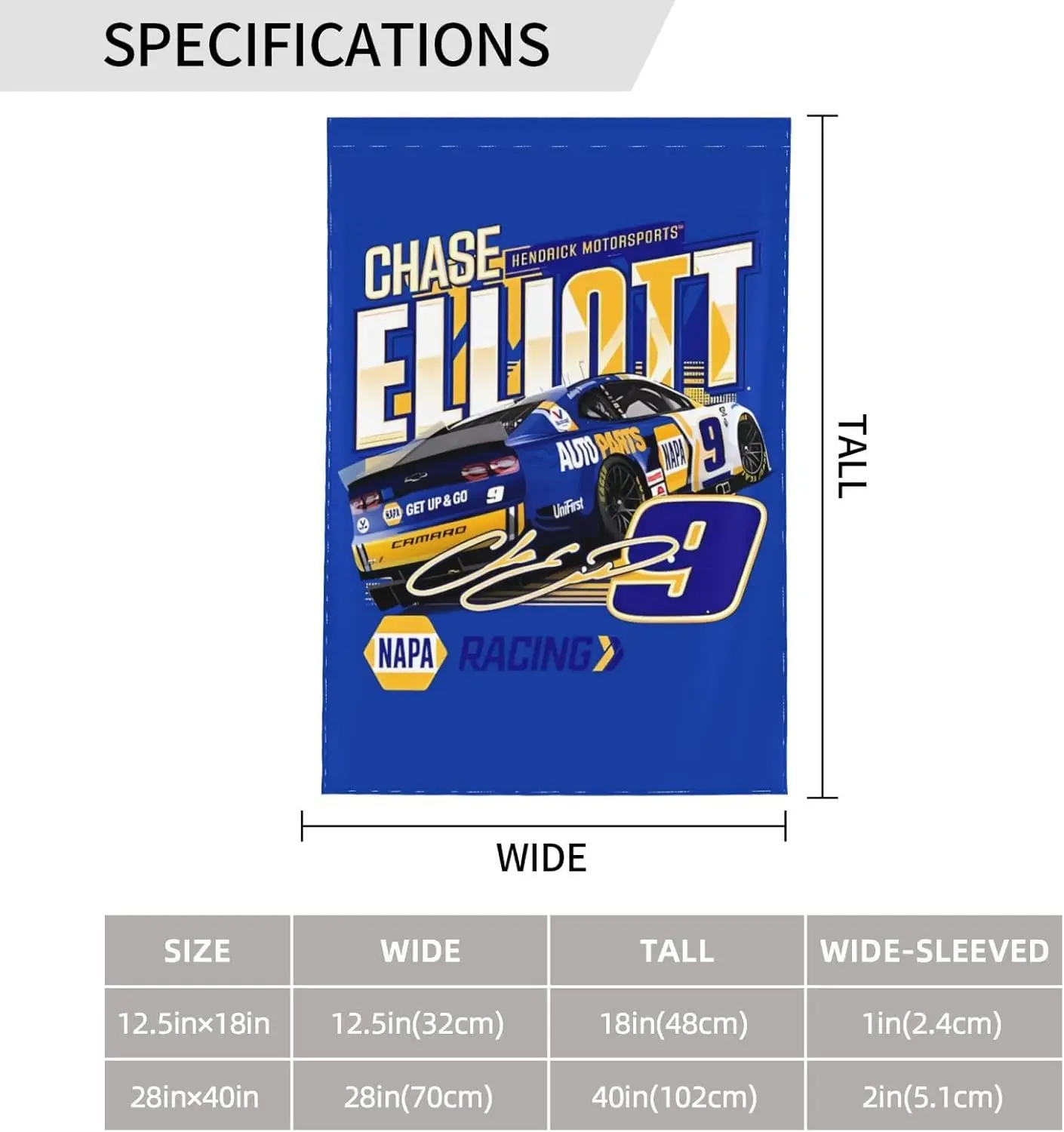 Садовый флаг Chase Elliott 9 двусторонняя печать декоративный двор баннер праздничная