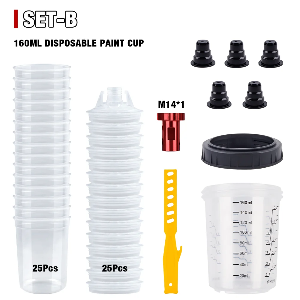 

Одноразовые стаканчики для краски DECWLS 160 мл прозрачные